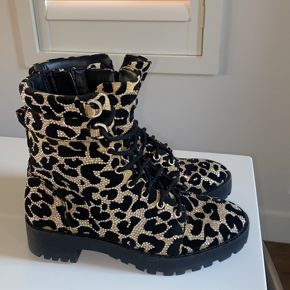 Gianni Binni Leopard Boots